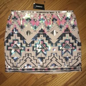 Sequined Mini Skirt by Express. Size XS